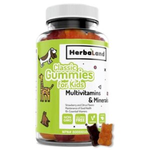 HERBALAND CLASSIC FOR KIDS MULTIVITAMINS & MINERALS GUMMY 60 PC